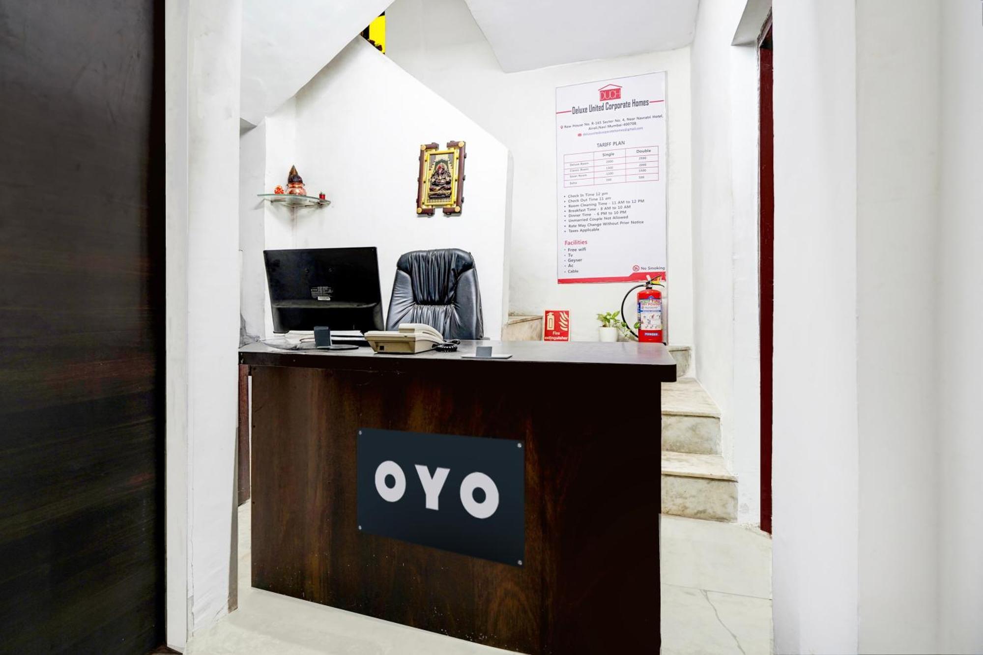 OYO 67369 Deluxe United Corporate Home Navi Mumbai Extérieur photo