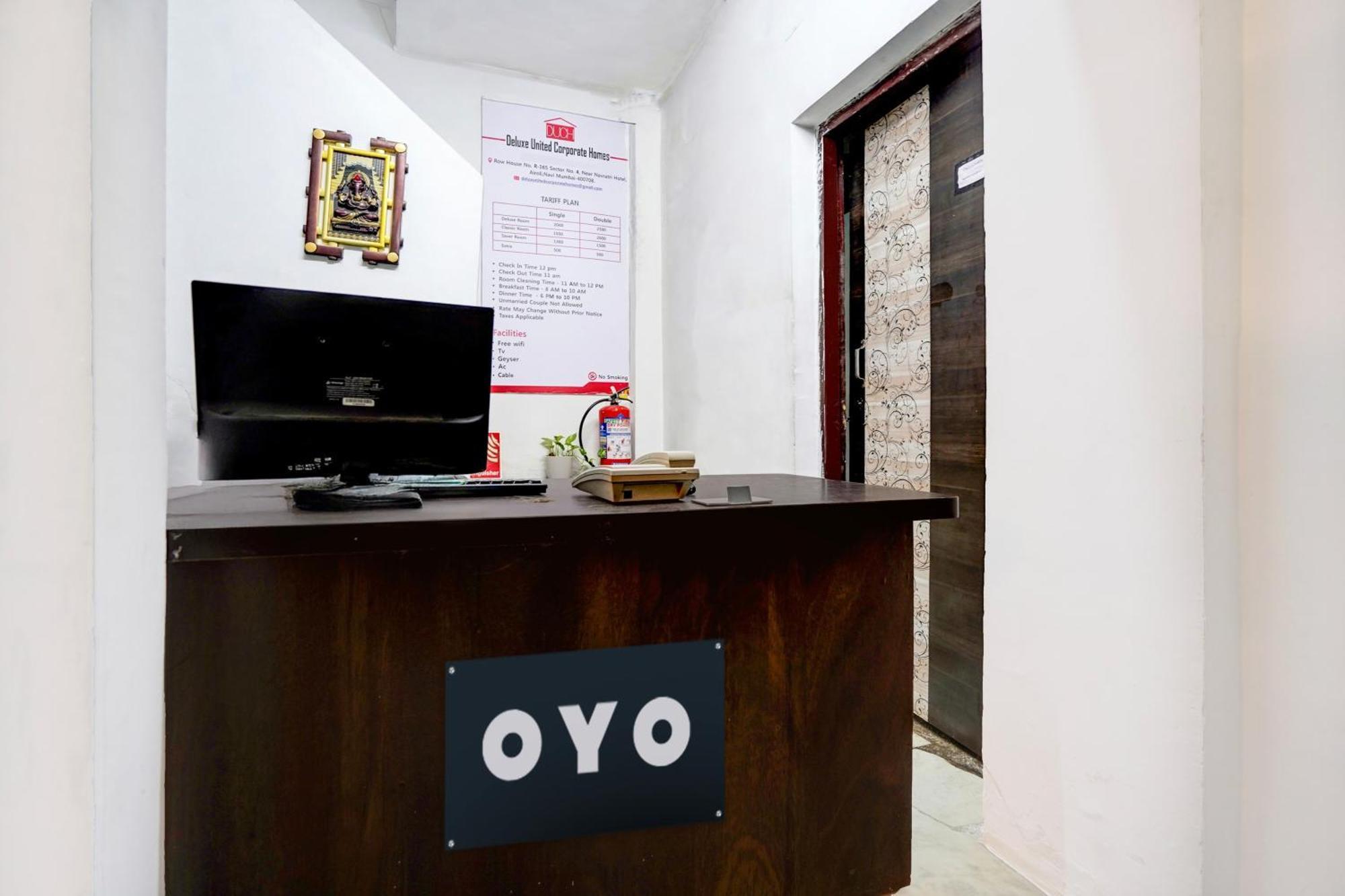 OYO 67369 Deluxe United Corporate Home Navi Mumbai Extérieur photo